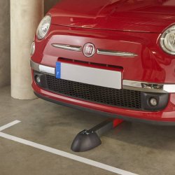 Mottez 5 cm parkeringsstolpe med ls - Cylinderls med ngle