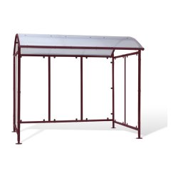 Mottez cykelskur stl til 9 cykler - galvaniseret - Bourgogne rd