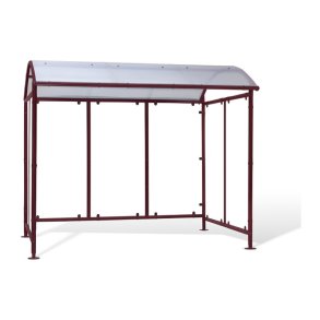 Mottez cykelskur stl til 9 cykler - galvaniseret - Bourgogne rd