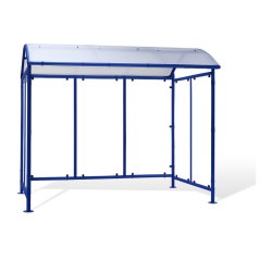 Mottez cykelskur stl til 9 cykler - galvaniseret - Bl