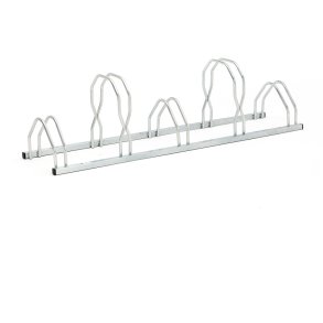 Cykelstativ til 5 cykler forskudt - 30 mm El forzinket stl