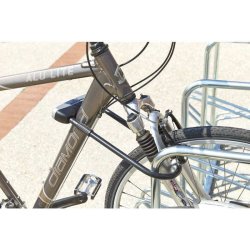 Cykelstativ til 20 cykler gr - 30mm galvaniseret stl - Tyveribjler