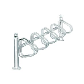 Cykelstativ til 5 cykler gr - 76mm galvaniseret stl