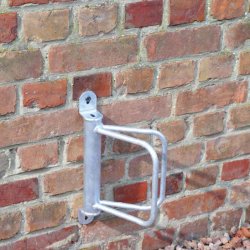 Cykelstativ til 1 cykel vghngt - 45" - galvaniseret stl - 5 stk