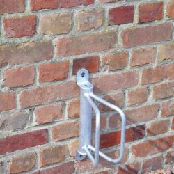 Cykelstativ til 1 cykel vghngt - 90" - galvaniseret stl - 5 stk
