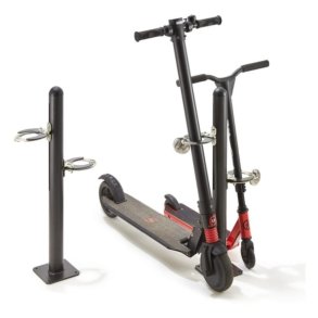 Lbehjulsstativ til 2 lbehjul - 40mm stl stende montering