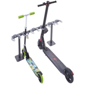 Lbehjulsstativ til 6 lbehjul - 30mm stl stende montering