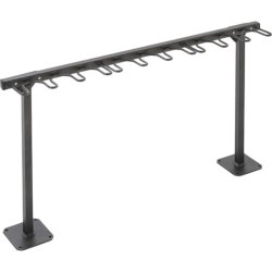 Lbehjulsstativ til 9 lbehjul - 30mm stl stende montering