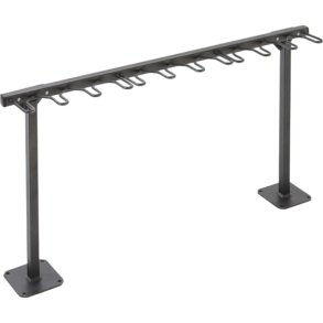 Lbehjulsstativ til 9 lbehjul - 30mm stl stende montering