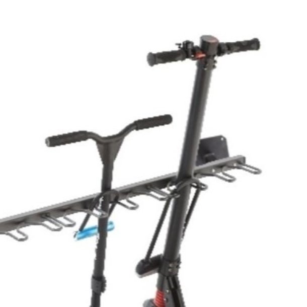 Lbehjulsstativ til 9 lbehjul - 30mm stl vg montering