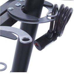 Lbehjulsstativ til 6 lbehjul - 30mm stl stende montering