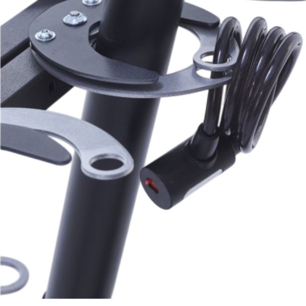 Lbehjulsstativ til 6 lbehjul - 30mm stl stende montering