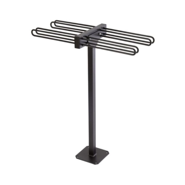 Skateboard rack til 4 skateboard - 30mm stl stende montering