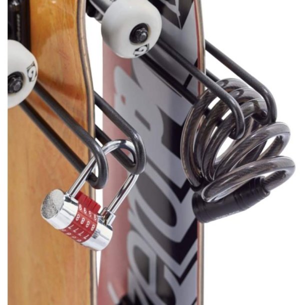 Skateboard rack til 4 skateboard - 30mm stl vg montering