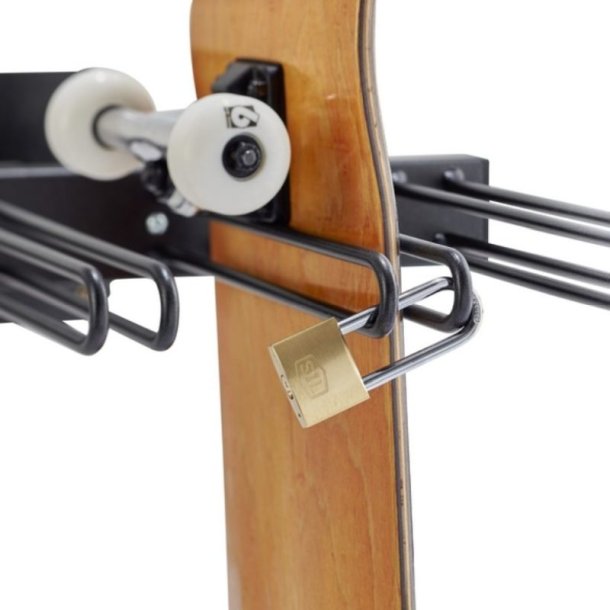 Skateboard rack til 4 skateboard - 30mm stl vg montering