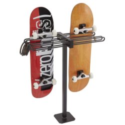Skateboard rack til 4 skateboard - 30mm stl stende montering