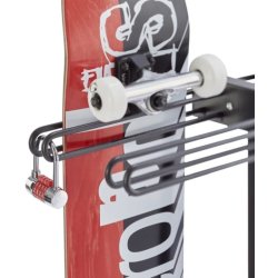 Skateboard rack til 4 skateboard - 30mm stl stende montering