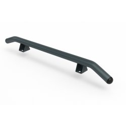 Parkeringsstop i st�l 200 cm gr� PRM sikkerhedsbarriere - skr� �76