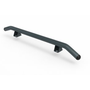 Parkeringsstop i st�l 200 cm gr� PRM sikkerhedsbarriere - skr� �76