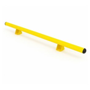 Parkeringsstop i st�l galvaniseret/gul 200 cm � PRM sikkerhedsbarriere