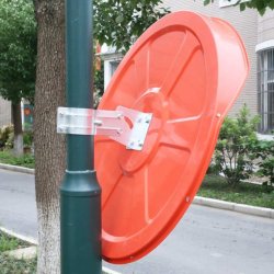 Mottez trafik og gadespejl 80 cm - rd til Stolpe og vg