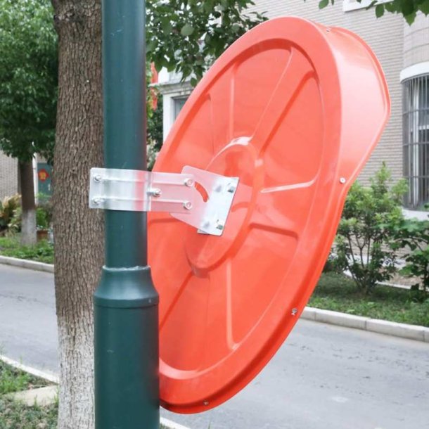 Mottez trafik og gadespejl 80 cm - rd til Stolpe og vg