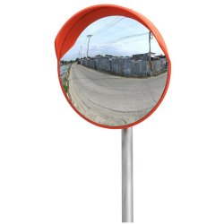 Mottez trafik og gadespejl 100 cm - rd til Stolpe og vg