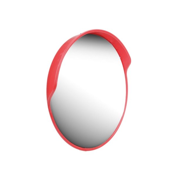 Mottez trafik og gadespejl 60 cm - Rd til stolpe og vg