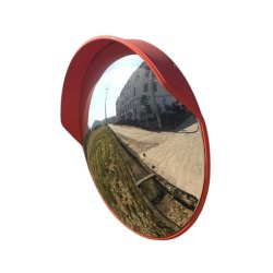 Mottez trafik og gadespejl 60 cm - Rd til stolpe og vg