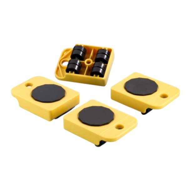 Mottez mini Mbelruller plast 75kg - 220 x 160 x 35 mm - 4 stk.