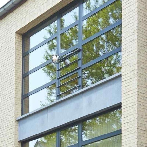 Mottez overvgningsspejl 20 cm - sort klemmespejl p arm