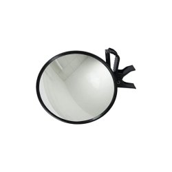 Mottez overvgningsspejl 20 cm - sort klemmespejl p arm