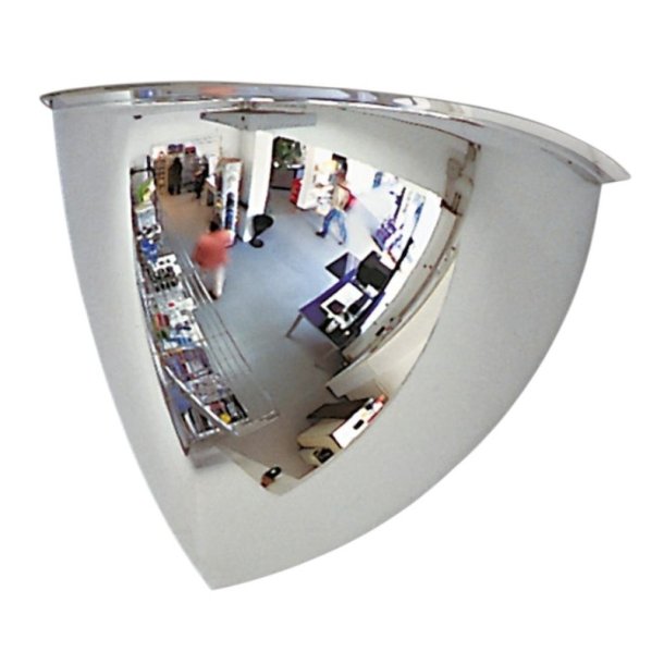 Mottez spejlkuppel 90 - 100 cm -  hjrnekugleformet spejl