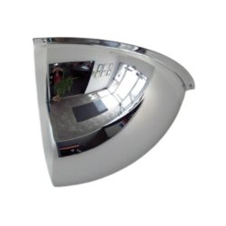 Mottez spejlkuppel 90 - 60 cm -  hjrnekugleformet spejl