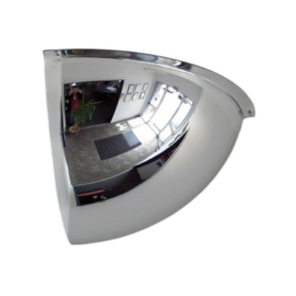 Mottez spejlkuppel 90 - 60 cm -  hjrnekugleformet spejl