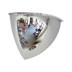 Mottez spejlkuppel 90 - 80 cm -  hjrnekugleformet spejl