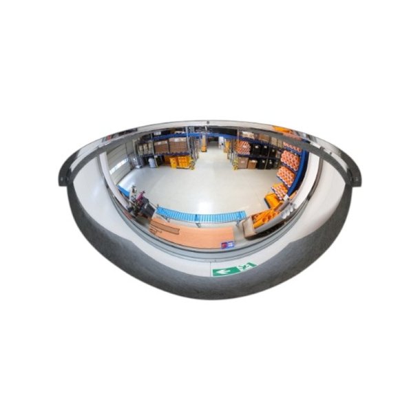 Mottez spejlkuppel 180 - 60 cm -  kvartkugleformet spejl