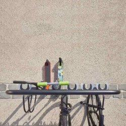 Lbehjulsstativ til 6 lbehjul + 3 cykler - 50mm stl stende