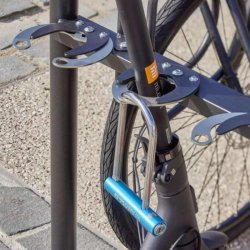 Lbehjulsstativ til 6 lbehjul + 3 cykler - 50mm stl stende