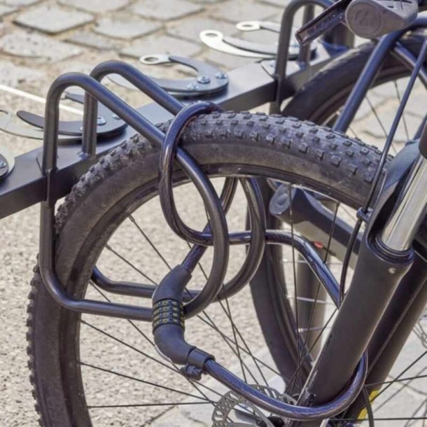 Lbehjulsstativ til 6 lbehjul + 3 cykler - 50mm stl stende