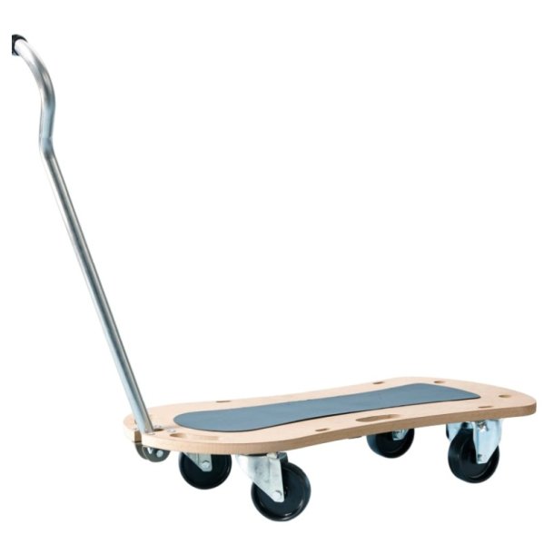 Mottez Mbelhund 800x400 mm - 300 kg - MDF - Med trkstang