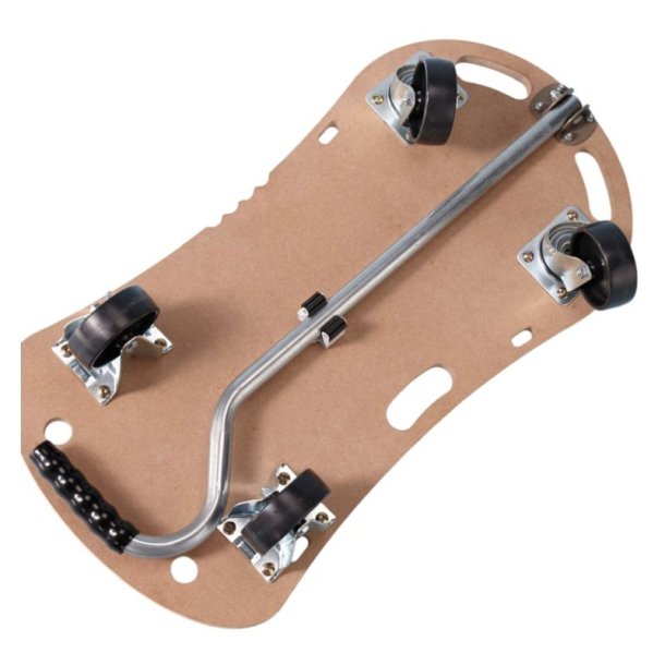 Mottez Mbelhund 800x400 mm - 300 kg - MDF - Med trkstang