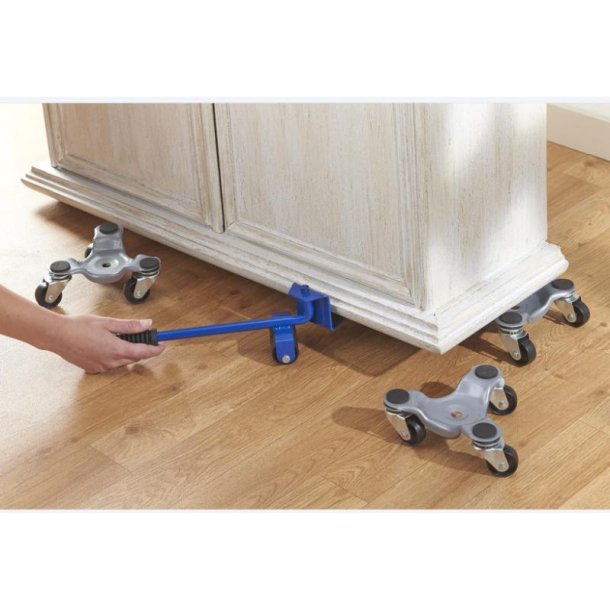 Mottez Mbelruller metal 50 kg - 160 x 160 x 160 mm - 4 stk.