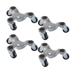 Mottez Mbelruller metal 50 kg - 160 x 160 x 160 mm - 4 stk.