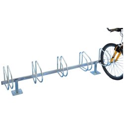 Mottez Stolpe til 4 - 5 V�gh�ngt cykelstativer - Galvaniseret