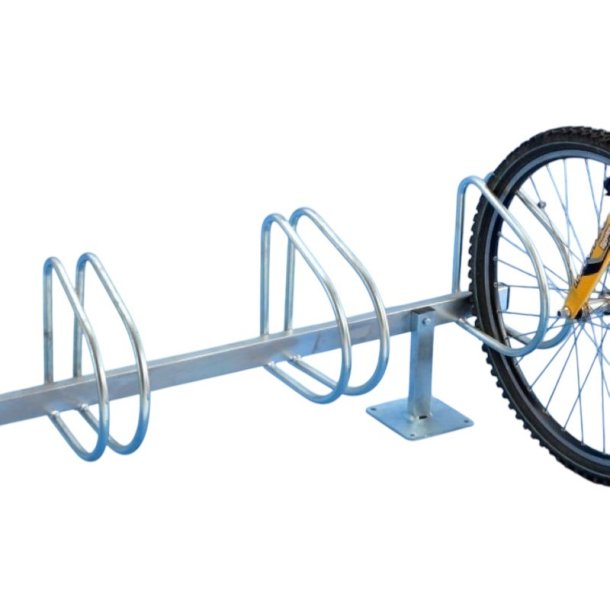 Mottez Stolpe til 4 - 5 V�gh�ngt cykelstativer - Galvaniseret