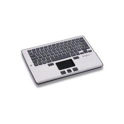 Mousetrapper Alpha - Sort/gr - Tastatur og Styremtte - 19 Knapper - klik og Scroll - Trdls