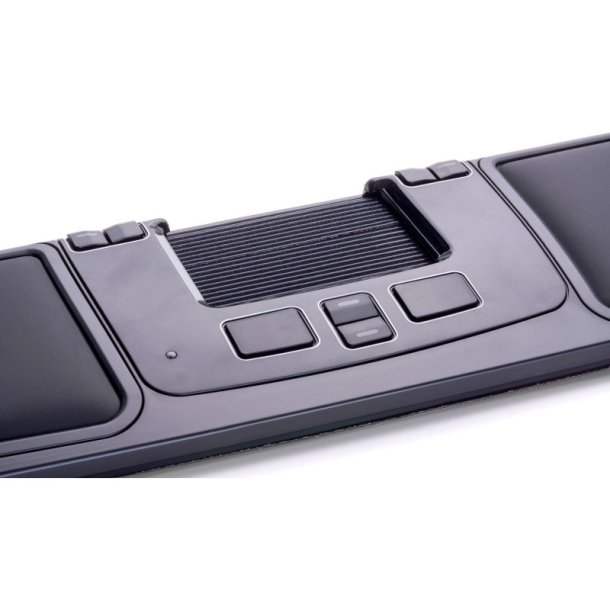 Mousetrapper Prime - Sort - Styremtte - 8 knapper - klik og Scroll - Trdls/Bluetooth