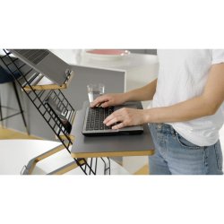 Mousetrapper Standfriend - ergonomisk - Foldbar - Metal stand i sort