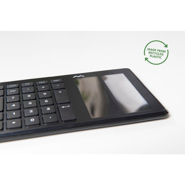 Mousetrapper Tastatur Type - Trdls - Solar - Slim Ergonomisk - Sort